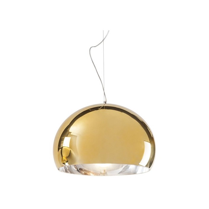 suspension fly metalisee doré Kartell - Valente design