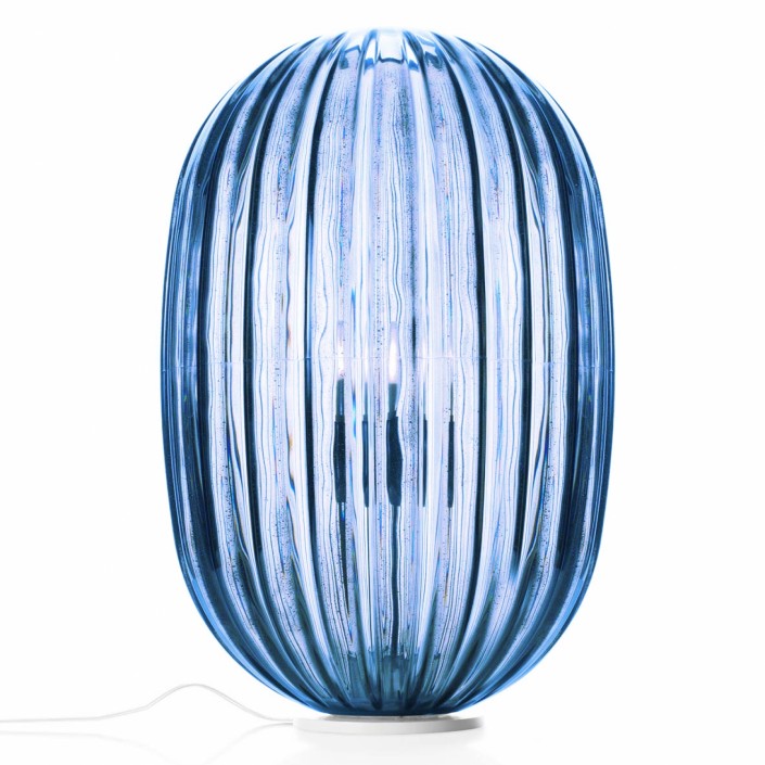 Lampe à poser Plass Media (avec variateur) bleu azur