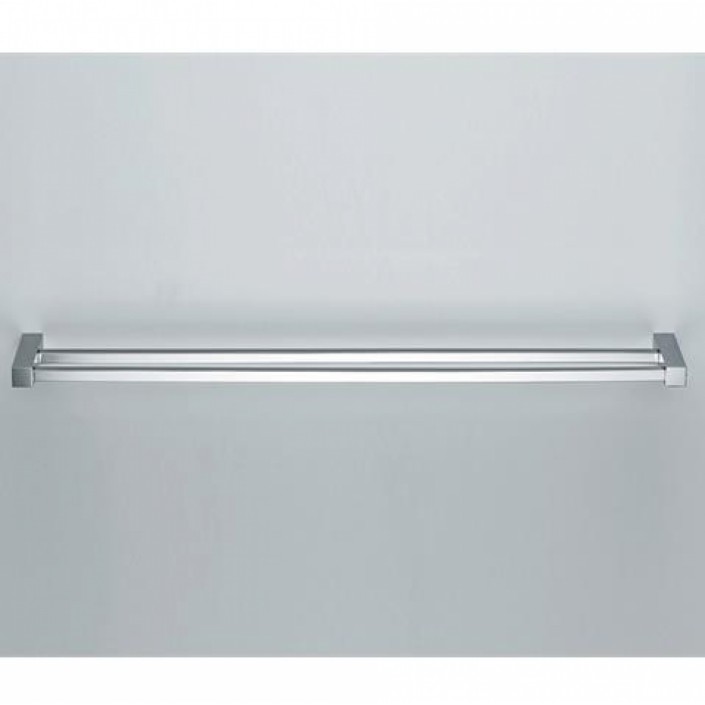 Porte serviette double 80 cm Corner CO HTD80 chromé Decor Walther Valente Design vue d'ensemble