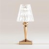 Lampe de table sans fil Battery Metal doré Kartell - Valente Design