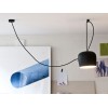  Suspension Aim Small noir flos Valente Design dans salon