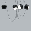 Suspension Aim small 4 blanc  mise en scène Flos