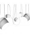 Suspension Aim Small 5  mise en scène blanc Flos
