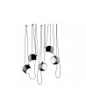 Suspension Aim Small 5  mise en scène noir Flos