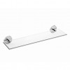 Tablette en verre 40 cm à coller Duo Round par Bath+