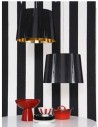 Suspension Gè Métalisée noir or Kartell - Valente Design - mise en scène