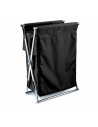 Panier à linge pliable noir Decor Walther 
