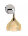 Luminaire de cuisine Kartell en applique avec abat-jour jaune transparent à LED
