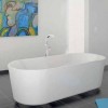 Baignoire Ilot à bord fin InBe pour la marque Clou