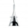 Suspension Flute Magnum en métal chromé Fontana Arte