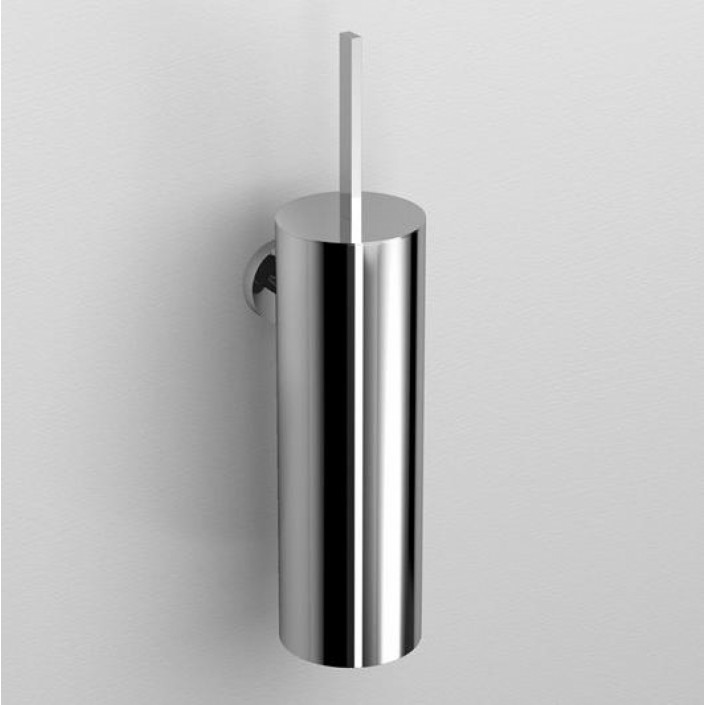 Porte balai mural Flat en finition chrome pour la marque Clou