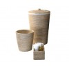 Set panier à linge et corbeille à papier Basket decor walther