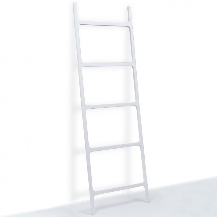 Echelle porte serviettes Stone blanc
