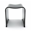 Tabouret douche blanc brillant Decor Walther