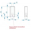 Applique Messina aluminium Givré Astro Lighting plan