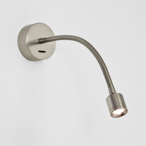 Petite liseuse de tête de lit Astro Lighting Fosso Switched nickel mat