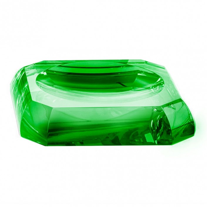 Famille kristall transparent vert  Decor Walther