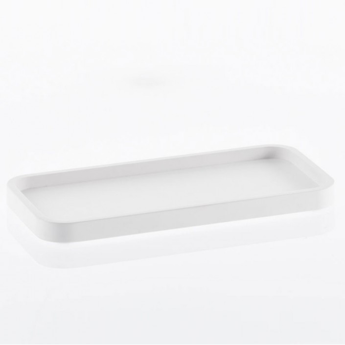 Plateau Stone en résine synthétique blanc mat Decor Walther