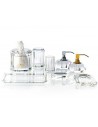 Accessoires de salle de bain gamme KRISTALL marque Decor Walther - Verre transparent