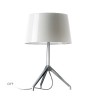 Lampe à poser éteinte Lumière XXL blanc du designer Rodolfo Dordoni pour la marque Foscarini chez Valente Design