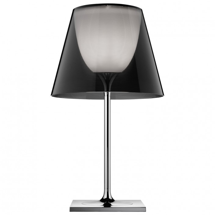 Lampe de table Ktribe T2 avec abat-jour fumé - designer Philippe Starck - marque FLOS - revendeur Valente Design