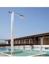 Douche Square Shower Q86 pomme de douche + robinet d’arrêt eau froide Fontealta Valente Design détail