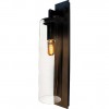 Vue d'ensemble Applique Dome Wall noire verre transparent luminaires Royal Botania - Valente Design