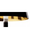 Zoom sur la lampe de bureau noire Miss K de flos - Philippe Starck - Valente Design