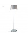 Lampadaire Lumière XXL Aluminium abat-jour gris Foscarini - Valente Design éclairé