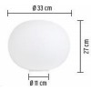 Lampe de table Glo-Ball Basic 1 plan  de flos 