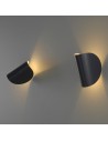 Appliques IO noir mise en scène  FontanaArte - Valente Design