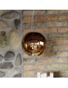 Suspension Globo Di Luce moyen modèle cuivre Fontana Arte