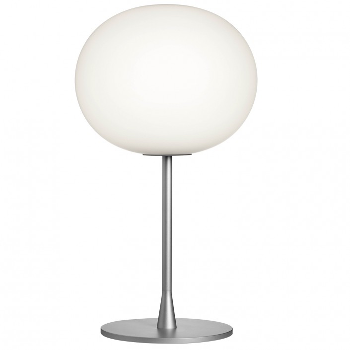 Lampe de table Glo-Ball T1 argent de Flos Valente Design Jasper Morrison