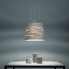 Éclairage avec la suspension tress grande par le designer Marc Sadler de la marque Foscarini en vente chez Valente Design