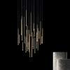 Suspension A-Tube Nano large or de Studio Italia Design Valente Design composition en bouquet