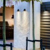 Valente Design vous propose comme luminaire pour extérieur, l'applique Beamy en laiton antique de la marque Royal Botania.