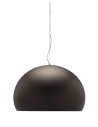 Suspension small FL/Y opaque marron mat pour la maison italienne Kartell