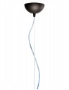 Suspension Small FL/Y opaque marron mat détail pour la maison italienne Kartell - Valente Design