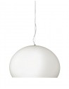 Suspension Small FL/Y opaque blanc mat pour la maison italienne Kartell - Valente Design