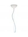 Suspension Small FL/Y opaque blanc mat pour la maison italienne Kartell - Valente Design - patère