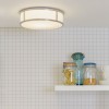 Plafonnier Mashiko Round 300 chrome mise en situation Astro Lighting - Valente Design