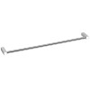 Porte serviette 60 cm Metric chromé brillant et inox mat  de la marque pomd'or