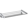 Porte serviette rack 60 cm Metric finition chromé brillant et inox mat de la marque pomd'or    