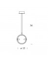 Suspension Nobi Small plan Fontana Arte