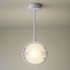 Suspension Nobi Small 3022 finition blanche vue d'ensemble Fontana Arte 