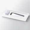 Plateau salle de bain blanc mat Decor Walther