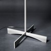 Lampadaire Havana Chrome on/off foscarini pied détails