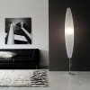 Lampadaire Havana Chrome on/off foscarini mise en scène blanc polaire