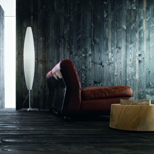 Lampadaire Havana Alu Variateur foscarini mise en scène