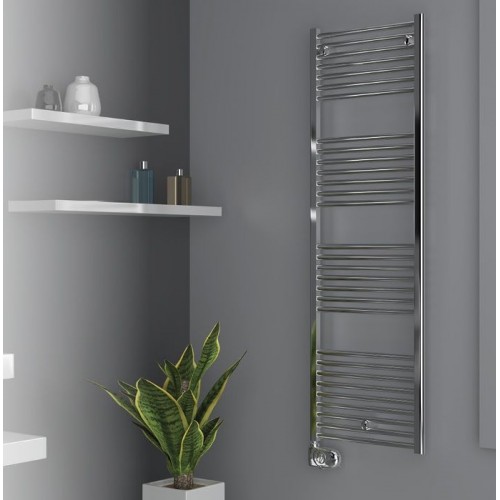 Sèche serviettes Lisa 2 électrique chromé 450W